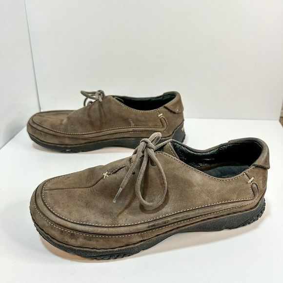 Teva Women’s Size 9 Brown Leather Nubuck Lace Up Convertible Shoe - Picture 6 of 16